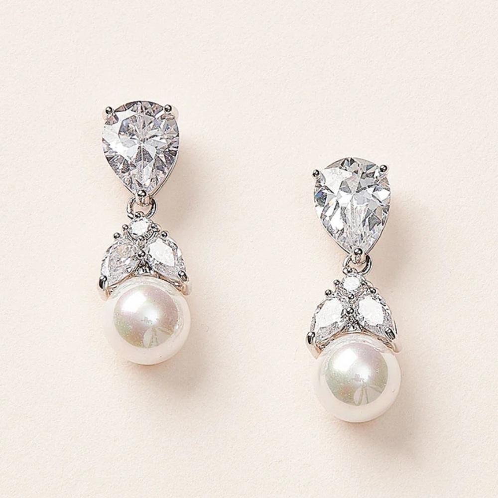 Dareth Colburn Natalie Pearl Drop Earrings